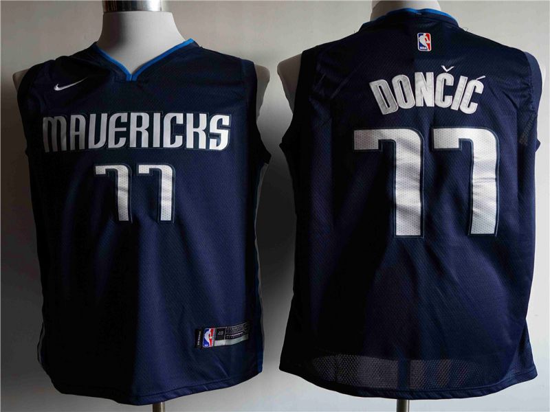 Men Dallas Mavericks 77 Doncic Blue Game Nike NBA Jerseys